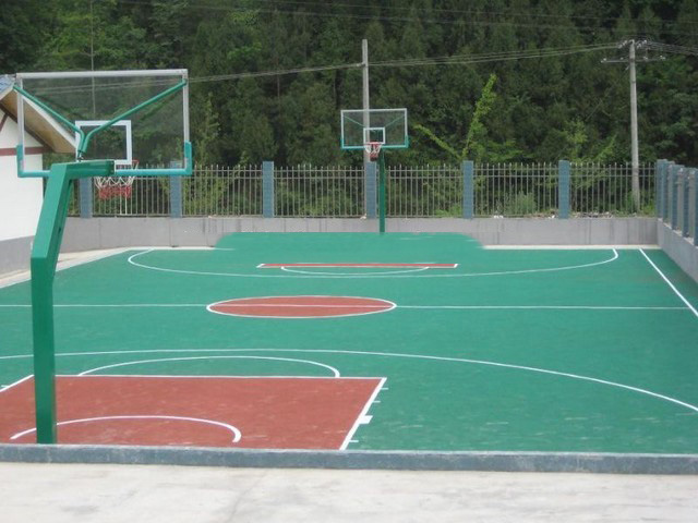 上海弹性丙烯酸网球场 