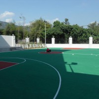 上海越禾丙烯酸篮球场翻新与改造的处理方法