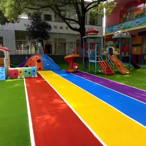 幼儿园室外塑胶地面