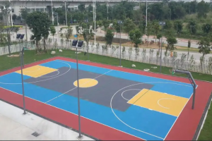 篮球场硅pu